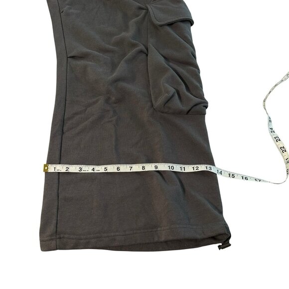 Fashion Nova Kayla Cargo Sweatpants Charcoal Gray Elastic Waistband Plus Size 3X - Picture 9 of 12